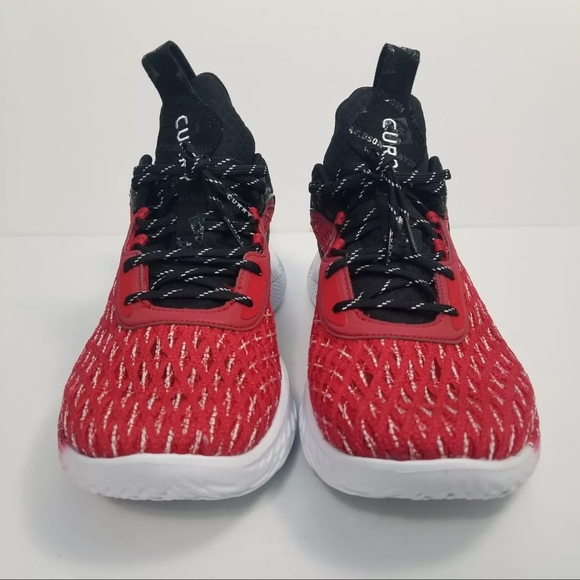 Under Armour Size 12.5 Men Steph Curry Flow 9 Davidson College Shoes 3025718-114 - Picture 3 of 9